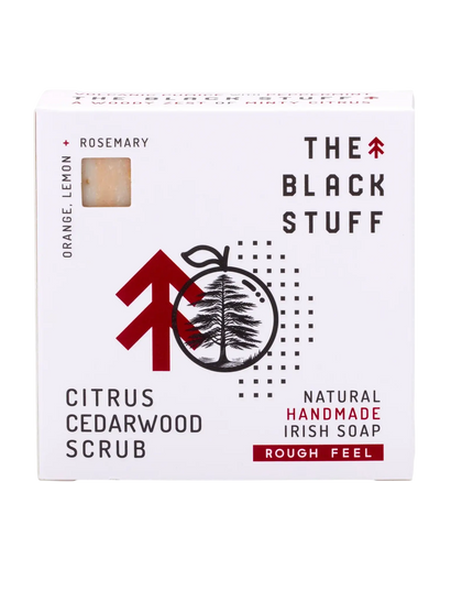 THE BLACK STUFF CITRUS CEDARWOOD SCRUB SABONETE