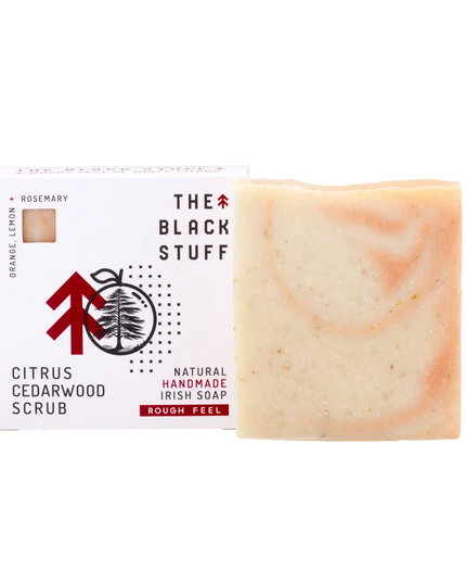 THE BLACK STUFF CITRUS CEDARWOOD SCRUB SABONETE