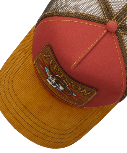 GORRA TRUCKER STETSON SKULL
