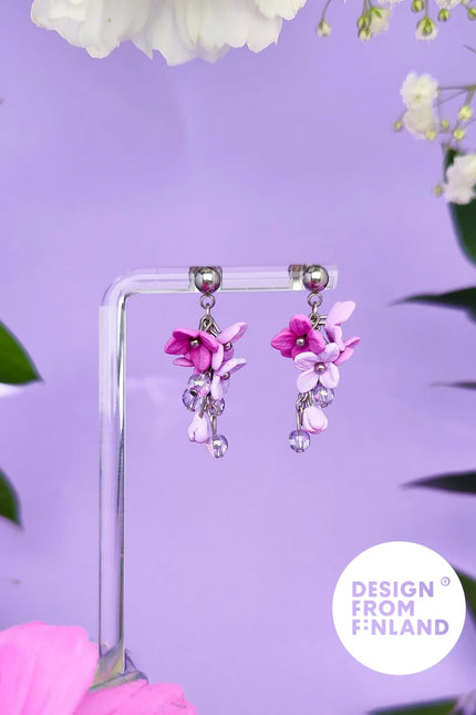DAUGHTER OF THE NORTH, THE LILAC OF DREAMS EARRING SMALL STUD