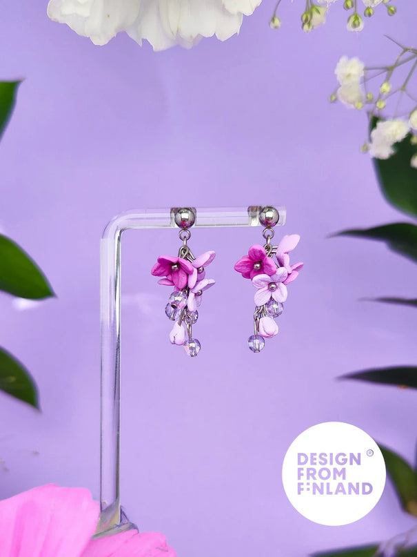 DAUGHTER OF THE NORTH, THE LILAC OF DREAMS EARRING SMALL STUD