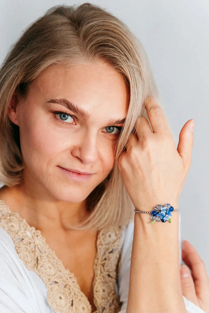 DAUGHTER OF THE NORTH FORGET ME NOT BRACELET