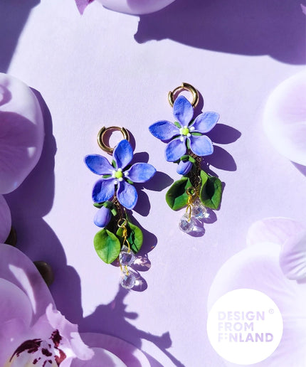 DAUGHTER OF THE NORTH THE BEAUTY OF SPRING EARRINGS, MID SIZE – 18K GOLD PLATED