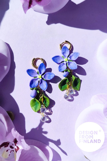 DAUGHTER OF THE NORTH THE BEAUTY OF SPRING EARRINGS, MID SIZE – 18K GOLD PLATED