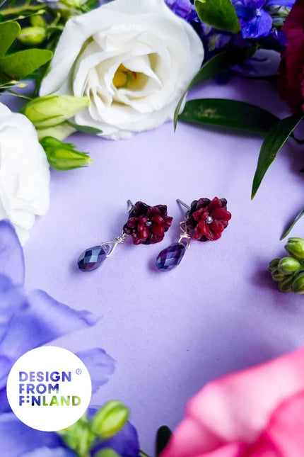 DAUGHTER OF THE NORTH WILD ROSE STUD EARRINGS