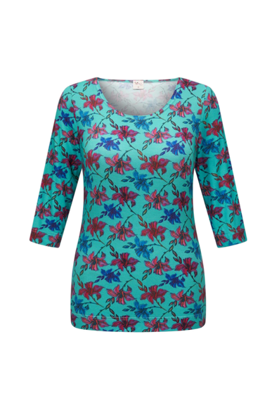 BASIC SHIRT 3/4 SLEEVE TOP TPFC1 TOSCA