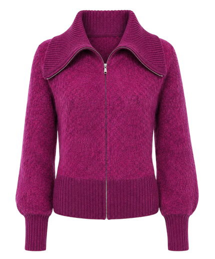 CÁRDIGAN HEART FERNANDO, FUCSIA