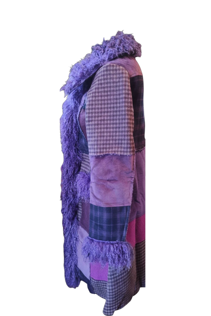 HEART WINTERJAS NOVA ZEMBLA, PATCHWORK PURPLE