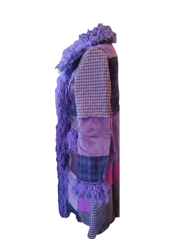 HEART WINTERJAS NOVA ZEMBLA, PATCHWORK PURPLE