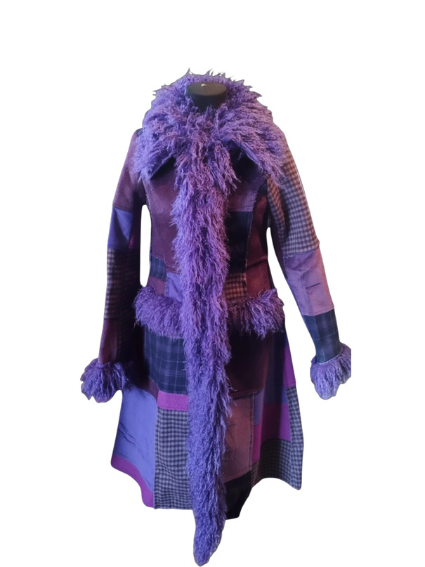 HEART WINTERJAS NOVA ZEMBLA, PATCHWORK PURPLE