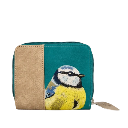 HI-DI-HI PORTEMONEE,  TURQUIOSE EN BEIGE