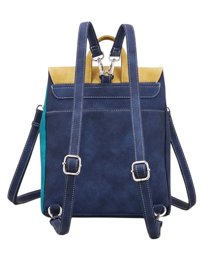 BOLSO DE MANO/DE HOMBRO/MOCHILA HI-DI-HI TIMBER AZUL/VERDE, HERRERILLO