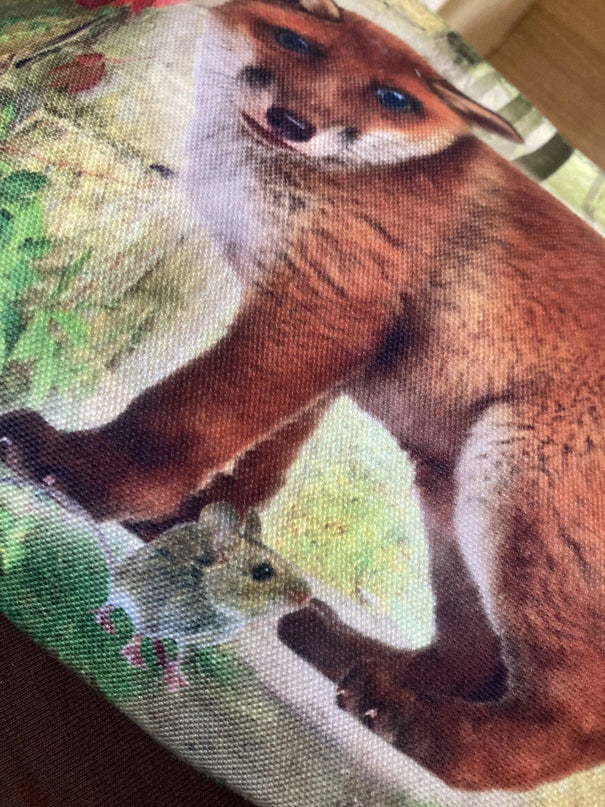 KUNSTBOER FOLDABLE PENCIL BAG FOX & OWL
