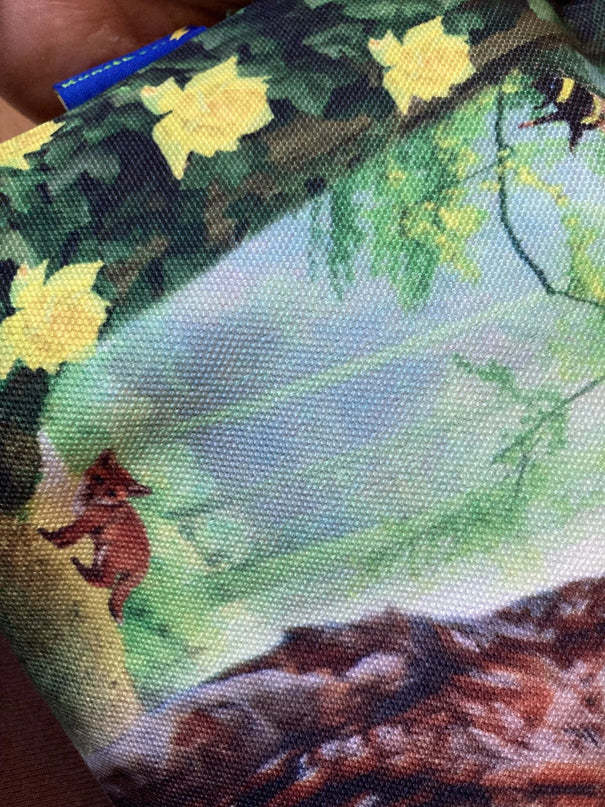 KUNSTBOER FOLDABLE PENCIL BAG FOX & OWL