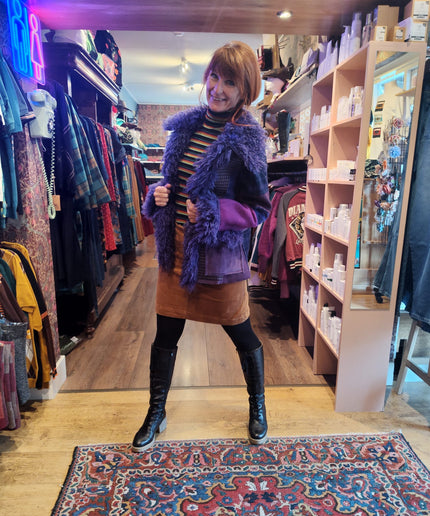 HEART ICELAND WINTERJAS, PURPLE PATCHWORK