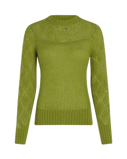 King Louie Jeannie Yoke Sweater Farfalle Guacemole