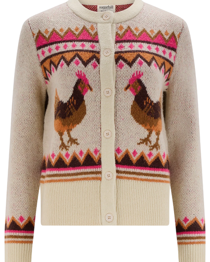 Sugarhill Brighton Kia jumper, brown vintage baby deer