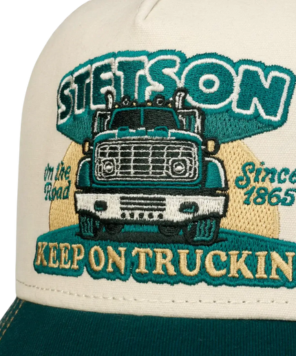 STETSON TRUCKERCAP KEEP ON TRUCKIN