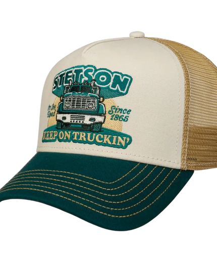 STETSON TRUCKERCAP KEEP ON TRUCKIN