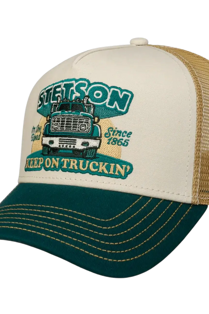 STETSON TRUCKERCAP KEEP ON TRUCKIN