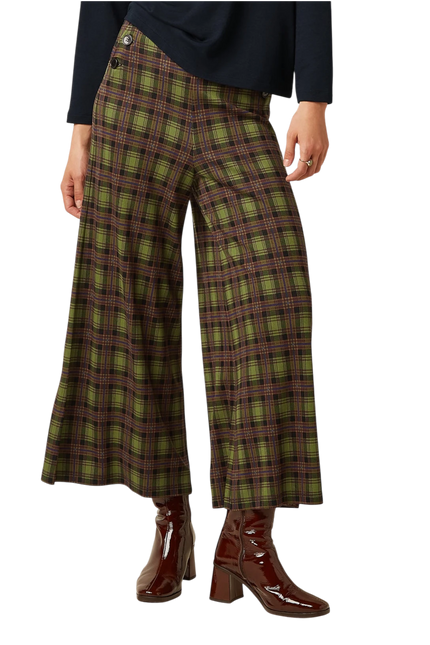KING LOUIE PIA CULOTTE TIMBER CHECK, MULTI COLOR