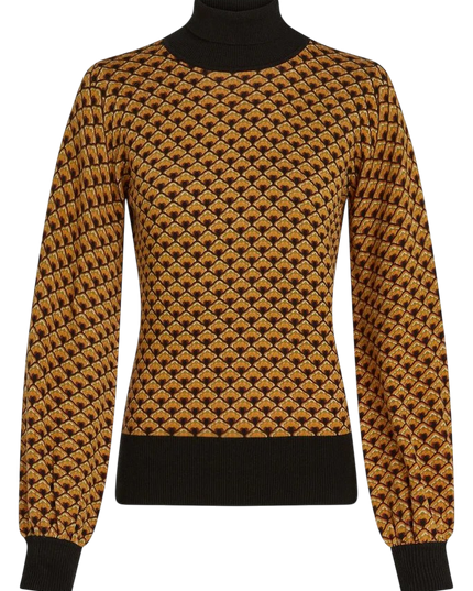 King Louie Rollneck Top Frio Cabernet Red