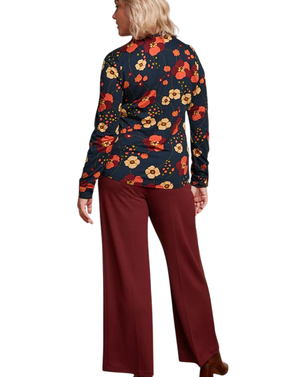 King Louie Federica Pants Milano Uni Beet Red