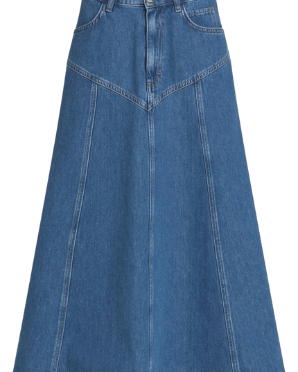 King Louie Dolly Skirt Stone Denim