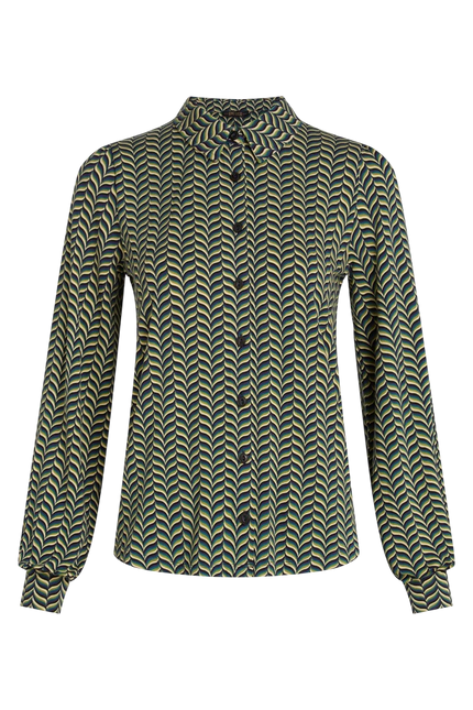 King Louie Maisie Blouse Marais, evening blue