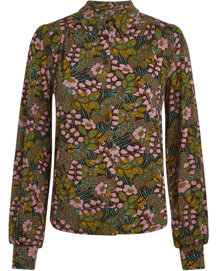 King Louie Carina Blouse Sierra, bitter chocolate