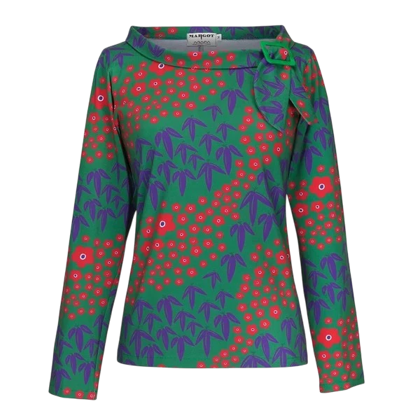 MARGOT TOP WILDER, MEHRFARBIG
