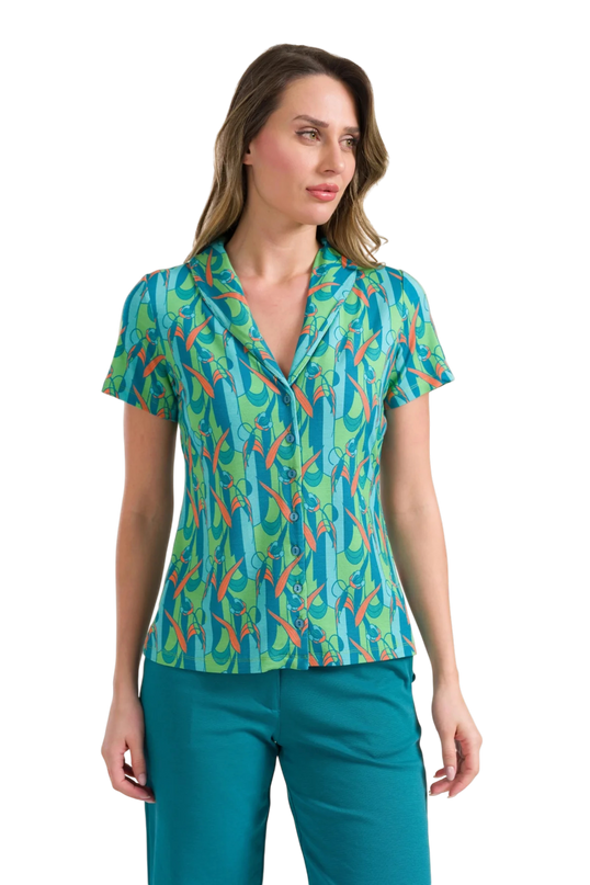 Iris Blouse tulip waltz