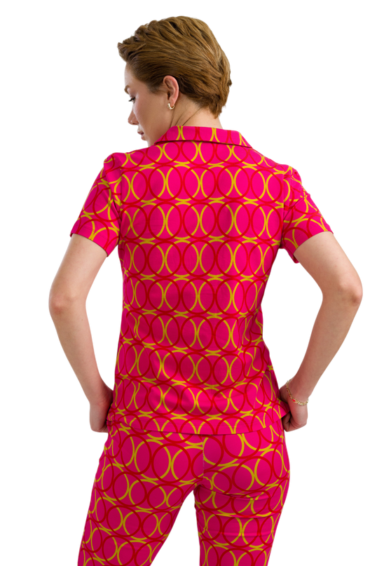 Lena Blouse Short Sleeve Bubble Beat