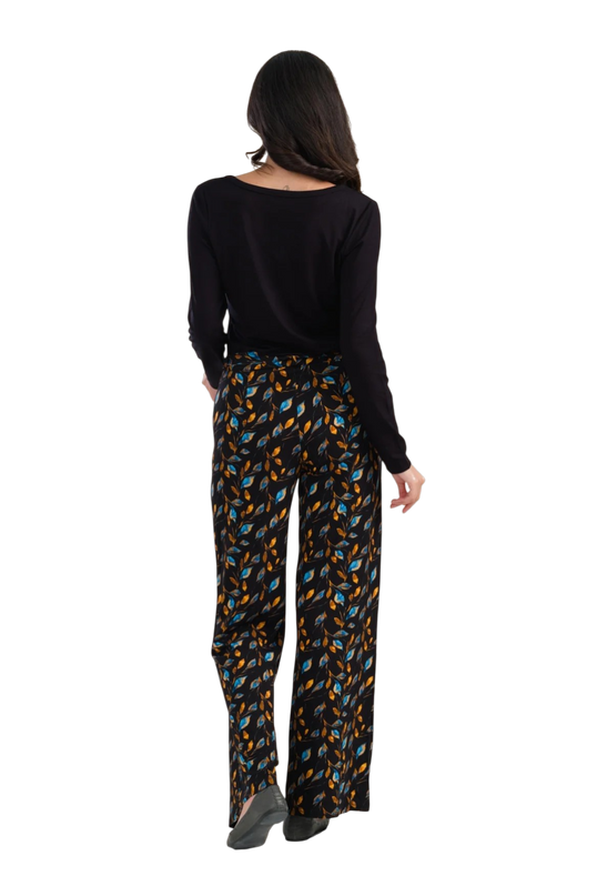 Sue Trousers Jersey, autumn leaves