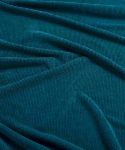 HAILEY TROUSERS RIB VELOUR PETROL