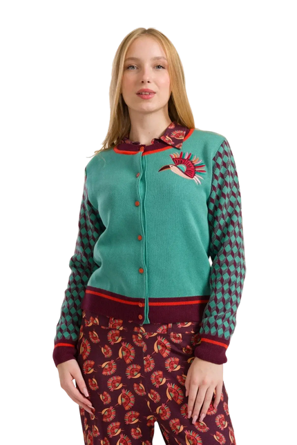 LALAMOUR Knitwear Cardigan bird of paradise