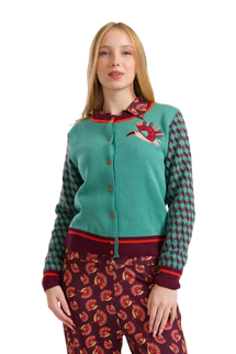 Knitwear Cardigan bird of paradise