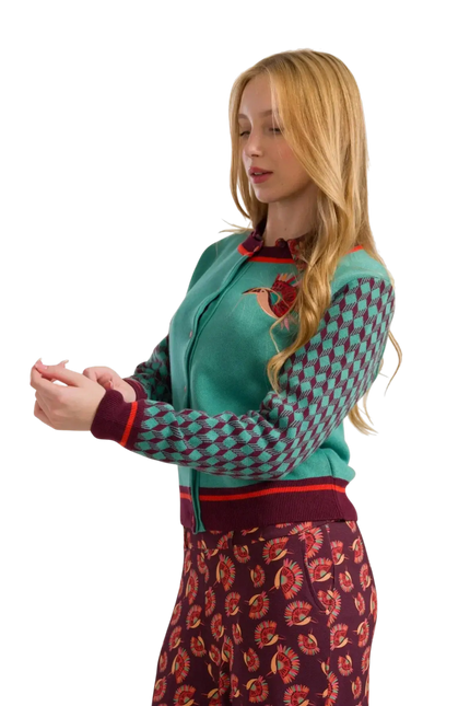LALAMOUR Knitwear Cardigan bird of paradise