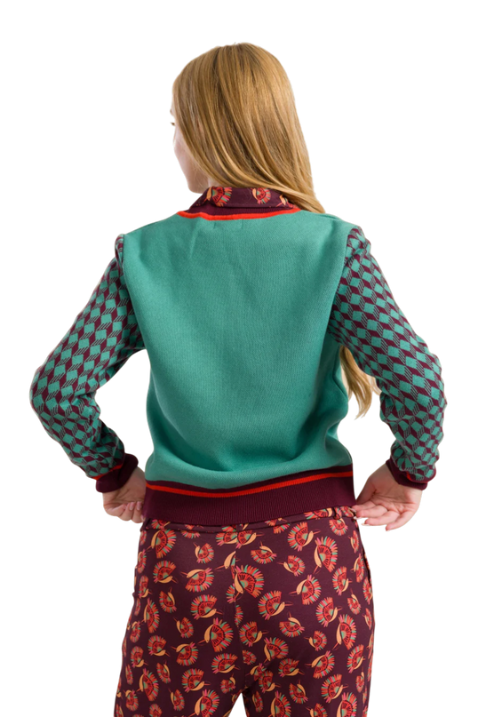 Knitwear Cardigan bird of paradise