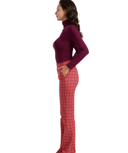 PANTALONES ACAMPANADOS LIEKE DE LALAMOUR, BALDOSAS DE PUERTO PRECIOSAS