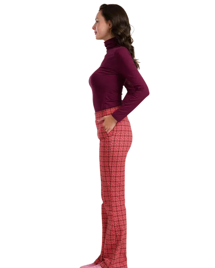 PANTALONI A ZAMPA LIEKE GEORGEOUS PORT TILES
