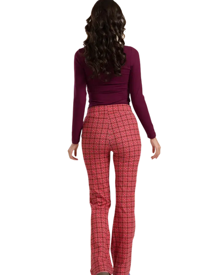 PANTALONI A ZAMPA LIEKE GEORGEOUS PORT TILES