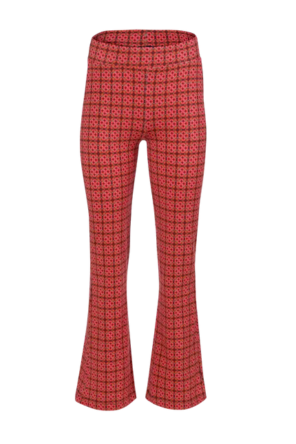 LALAMOUR LIEKE FLARED PANTS GEORGEOUS PORT TILES