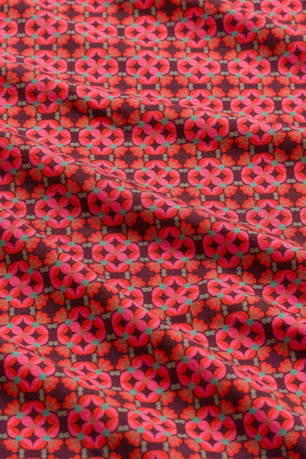 LALAMOUR LIEKE FLARED PANTS GEORGEOUS PORT TILES