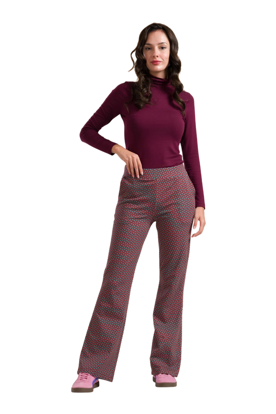 LIEKE FLARED PANTS GRAHPIC MILL