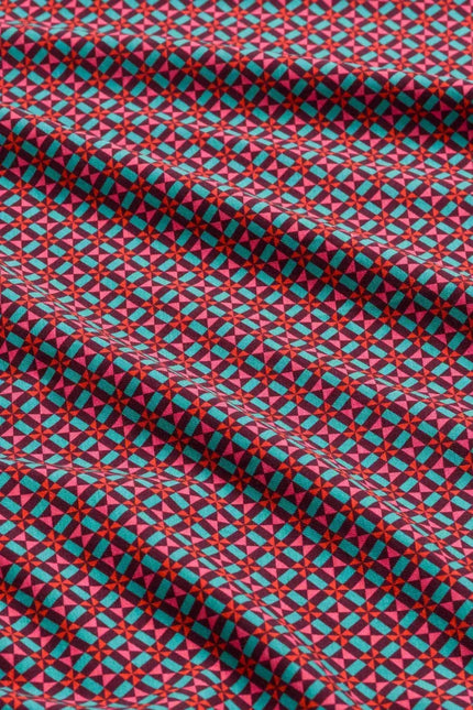 LALAMOUR LIEKE FLARED PANTS GRAHPIC MILL