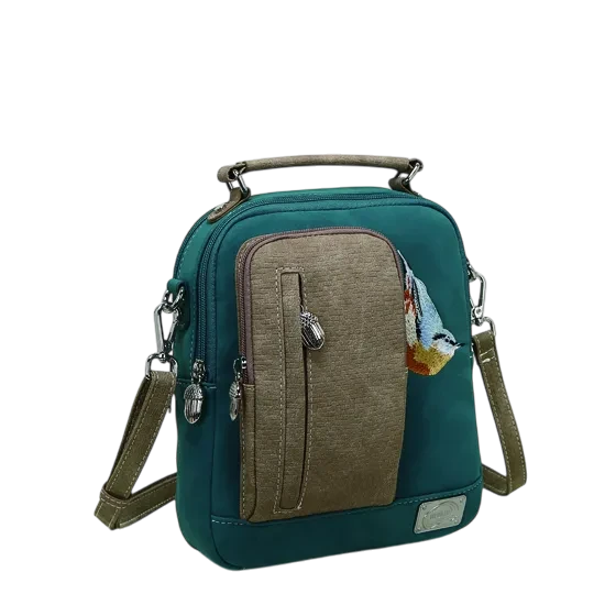 HI-DI-HI TAS "LITTLE CLIMBER", PETROL/BEIGE