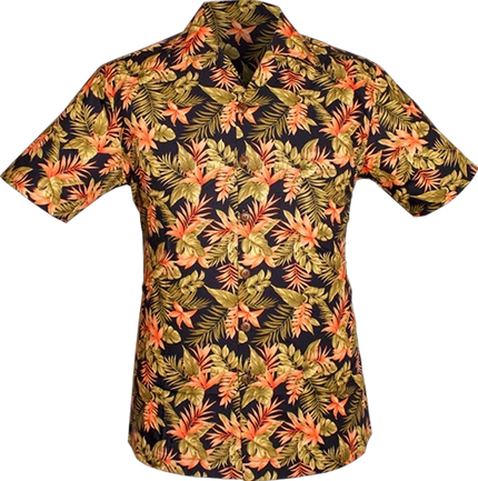 CHENASKI shortsleeve Jungle Plants Navy