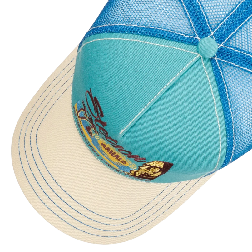 STETSON TRUCKERCAP, MAHALO TURQUOISE