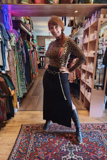 Rok&Billie kokerrok Dolly, zwart